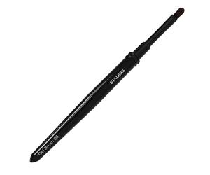 STALEKS PRO Expert - Pincel ovalado de gel (6 mm x 11 mm) - Pincel profesional para arte de uñas con cerdas sintéticas y mango ergonómico de aluminio para manicura