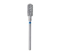 STALEKS PRO fresa de carburo de tungsteno para torno de uñas, broca 40x14 mm. Forma cilíndrica redondeada segura (Grano Medio) (FT31B0 6x14mm)