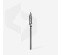STALEKS PRO fresa de carburo de tungsteno para torno de uñas, broca 4x14 mm. Forma maiz (Grano Fino)