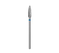 STALEKS PRO fresa de carburo de tungsteno para torno de uñas, broca 4x14 mm. Forma maiz (Grano Medio)