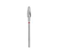 STALEKS PRO fresa de carburo de tungsteno para torno de uñas, broca 5x13mm. Forma maiz (Grano Fino)