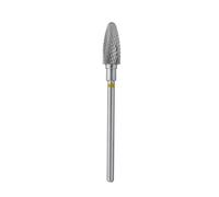 STALEKS PRO fresa de carburo de tungsteno para torno de uñas, broca 6x14 mm. Forma maiz (Grano Suave)