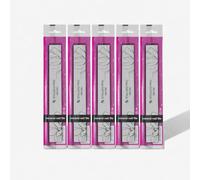 STALEKS PRO Lima de uñas EXPERT 20 recta 100/180 y 180/240 de grano - Lima profesional para uñas artificiales y naturales, manicura y pedicura, desechable, embalaje individual (5 unidades, grano 180
