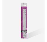 STALEKS PRO Lima de uñas EXPERT 20 recta 100/180 y 180/240 grano - Lima profesional para uñas artificiales y naturales, manicura y pedicura, desechable, embalaje individual (1 pieza, grano 180/240)