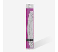 STALEKS PRO Lima de uñas EXPERT 40 recta 100/180 y 180/240 grano - Lima profesional para uñas artificiales y naturales, manicura y pedicura, desechable, embalaje individual (50 unidades, grano 100/180