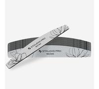 STALEKS PRO Lima de Uñas Mineral Profesional Grano 100 y 180 - Para Manicura y Pedicura, Ideal para Uñas Naturales y Artificiales, Uso Único, Set de 25 Piezas - Staleks Expert (Grano 180/240)