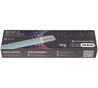 Staleks Pro Limas de uñas EXCLUSIVE 22 – base recta, acero inoxidable, 50 uds, Azul Mineral Suizo