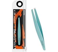 STALEKS PRO Pinza para cejas finas o escasas. Bordes ligeramente inclinados, precisa. Acero inoxidable. Expert 65/4