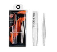 STALEKS PRO Pinzas para cejas finas y delgadas, bordes biselados finos y precisos, acero inoxidable AISI 420. Expert 20/4