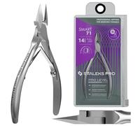 STALEKS PRO - Pinzas para uñas encarnadas profesional (longitud de la hoja - 14 mm) Smart 71, NS-71-14