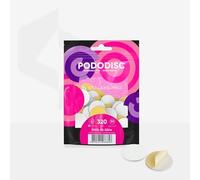 STALEKS PRO Pododisco 50 Discos abrasivos adhesivos base soft PODODISC L EXPERT 25 mm para torno de uñas. Especial pedicuras (Grano 320)
