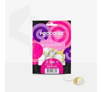 STALEKS PRO Pododisco 50 Discos abrasivos adhesivos base soft PODODISC M EXPERT 20 mm para torno de uñas. Especial pedicuras (Grano 320)
