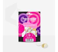 STALEKS PRO Pododisco 50 Discos abrasivos adhesivos con base soft PODODISC Talla M EXPERT 20 mm para torno de uñas. Especial pedicuras (Grano 80)