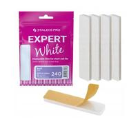 STALEKS PRO Recambio Adhesivo para lima de uña buffer corta Expert 51,10 pcs (Grano 240)
