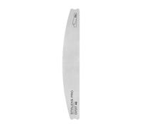 STALEKS PRO Recambio de limas de uñas con base soft foam adhesivas desechables blancas con forma de media luna. Expert White 40, 30 uds. (Base metálica)