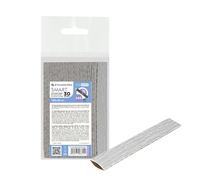 STALEKS PRO Recambio Limas Desechables con espuma «Papmam» para base recta SMART. Papel ecológico 30 Pcs (Grano 240)