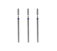 STALEKS PRO set 3 fresas de diamante para uñas, 8x2.5 mm. Forma de cono