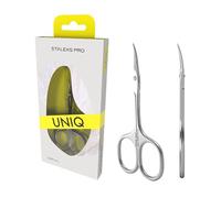 STALEKS PRO Tijera Cortaúñas Profesional para Cutículas, Acero Inoxidable, Bailarina UNIQ SQ-10/3