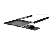 Stalflex 19" Estante extraíble para teclado y ratón 350mm Negro RSR19-1U-350B-KM