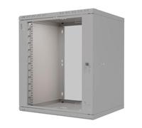 STALFLEX Armario de red de 19" - Armario para servidores de 12U - Rack para servidores para montaje en pared - Capacidad de carga de 55 kg - 600 mm de profundidad - Armario para servidores de 19" para