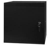 Stalflex Armario en Rack 10" 6U, 300mm, Puerta Completa, Negro RC10-6U-300MB