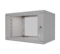 Stalflex Armario Rack 19 Pulgadas 6U 350mm Standard - Acero de Alta Resistencia - Bastidor y Armario para Equipos de Red - Armario Rack 19 Compatible con Bandeja Rack - Puerta de Cristal