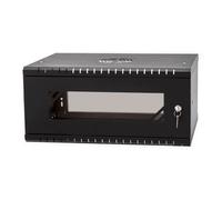 Stalflex Armario en Rack 19" 6U 450mm Puerta de Cristal Negro RC19-6U-450GB