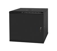 Stalflex Armario en Rack 19" 9U 450mm Puerta metálica Negro RC19-9U-450MB