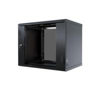 Stalflex Armario Rack 19 Pulgadas 9U 450mm Pro - Acero de Alta Resistencia - Bastidor y Armario para Equipos de Red - Armario Rack 19 Compatible con Bandeja Rack