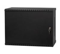Stalflex Armario Rack de Pared 19" 3U, 180 mm, Negro RCA19-3U-180B-T