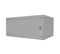 Stalflex Armario Rack Stalfex 19" 4U, Fondo 350 mm, Puerta Metálica, Gris S-RC19-4U-350MG