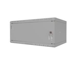 Stalflex Armario Rack Stalfex 19" 4U, Fondo 350 mm, Puerta Metálica, Gris S-RC19-4U-350MG