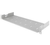 Stalflex Bandeja Rack 19 Pulgadas 1U 170mm - Servidor Rack Hecho De Metal - Bandeja Voladiza Universal Ventilada para Montaje en Bastidor - Compatible con Armario Rack y Raíles para Rack
