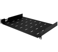 Stalflex Bandeja Rack 19 Pulgadas 1U 300mm - Servidor Rack Hecho De Metal - Bandeja Voladiza Universal Ventilada para Montaje en Bastidor - Compatible con Armario Rack y Raíles para Rack