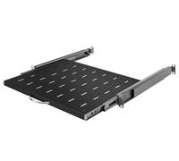 Stalflex Bandeja Rack 19 Pulgadas 1U 350mm - Servidor Rack Hecho De Metal - Bandeja Voladiza Universal Pull-out Ventilada para Montaje en Bastidor - Compatible con Armario Rack y Raíles para Rack