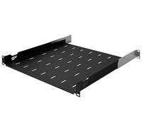 Stalflex Bandeja Rack 19 Pulgadas 1U 450mm - Servidor Rack Hecho De Metal - Bandeja Voladiza Ajustable Universal Ventilada para Montaje en Bastidor - Compatible con Armario Rack y Raíles para Rack
