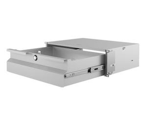 Stalflex Cajón Bandeja Rack 19 Pulgadas 3U 320mm - Acero Resistente - Bastidor y Armario para Equipos de Red - Servidor Armario Rack Universal Compatible con Server Rack y Raíles Rack