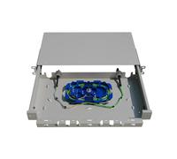 Stalflex Cajón de Suministro de cables 19" 1U, Gris CRDS-19-1U-G