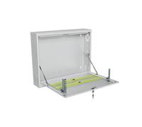 Stalflex CCTV Armario Rack 19 Pulgadas 2U 130mm - Servidor Rack Fabricado en Metal Resistente - Bandeja Rack con Caja con Cerradura
