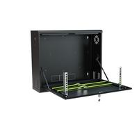 Stalflex CCTV Armario Rack 19 Pulgadas 3U 180mm - Servidor Fabricado en Metal Resistente - Bandeja Con Caja Con Cerradura