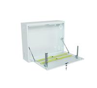 Stalflex CCTV Armario Rack 19 Pulgadas 3U 180mm - Servidor Rack Fabricado en Metal Resistente - Bandeja Rack con Caja con Cerradura