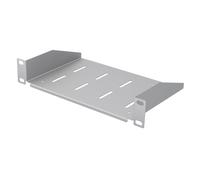 Stalflex Estante Rack 10" 1U 150 mm Gris – Bandeja Rack de 10 Pulgadas Resistente para Routers y Switches E-RSF10-1U-150G