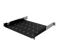 Stalflex Estante rack regulable 19" 1U 350 mm negro – Bandeja para armario rack S-RSA19-1U-350B