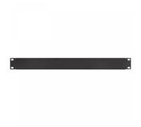 Stalflex Marco de ocultación 19" 1U negro | Panel ciego de acero para armarios rack STALFLEX S-RP19-1U-B
