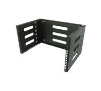 Stalflex Montaje en Pared Servidor Rack 19 Pulgadas 6U/4U 330mm - Negro - Acero - Compatible con Armario Rack