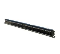 Stalflex Organizador de cables 19" 1U negro | Gestión de cables resistente para racks de servidor P-BPMCO19-1U-B
