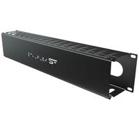 Stalflex Organizador de Cables Caja Cables 19 Pulgadas 2U - Fabricado en Acero - Caja organizadora Cables para alambres, Tiras de Cable - Mantenga Limpio y ordenado su Armario Rack