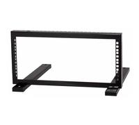 Stalflex Soporte Rack 19" 4U Negro | Rack abierto de 19 pulgadas para AV, hogar y oficina STR19-4U-B