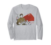 Stalin, La Propaganda del capitán soviético, Camiseta de 1933, Vintage Manga Larga
