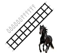 Stall Gates for Horses with Adjustable Straps - Protective 9.8x1.6ft,